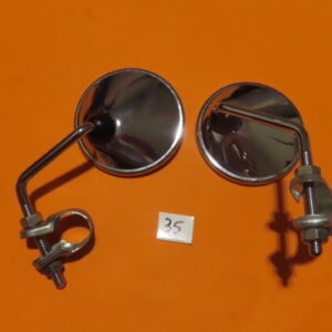850I0035 ESPEJOS RETROVISOR MANILLAR MOTOS Con ABRAZADERA Diametro 82mm (JUEGO) IZQUIERDO DERECHO