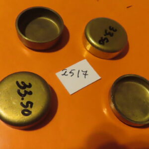 MET02517 TAPON de CAZOLETA BLOQUE AGUA Motor CULATA diametro 33,60mm de METAL (Precio Unidad)