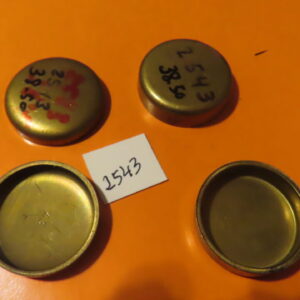 MET02543 TAPON de CAZOLETA BLOQUE AGUA Motor CULATA diametro 38,50mm de METAL (Precio Unidad)