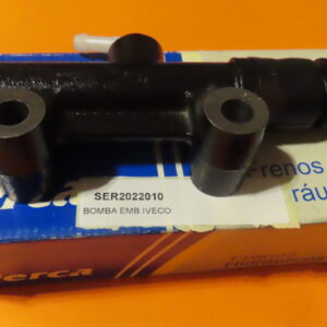 SER2022010 BOMBA EMBRAGUE IVECO 60.10 60.11 65.10 65.12 65.12H 79.10 79.14 95.14 50.8 50.9 50.10 Diametro 19.05mm Rosca12x150mm 82mm entre AGUJEROS