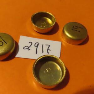 TRI322917 TAPON de CAZOLETA BLOQUE AGUA Motor CULATA diametro 19mm de METAL (Precio Unidad)