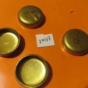 TRI322947 TAPON de CAZOLETA BLOQUE AGUA Motor CULATA diametro 37mm de METAL (Precio Unidad)