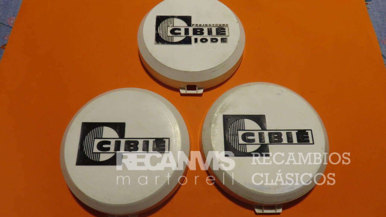 8507268 TAPAS FARO ANTINIEBLA LARGO ALCANCE CIBIE OSCAR 180mm 3-Tapas