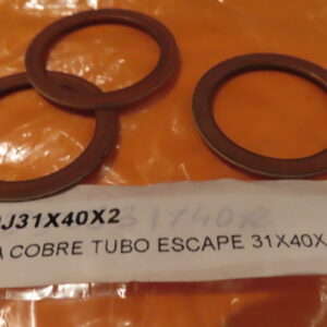 850J31X40X2 ARANDELA JUNTA COLECTOR ESCAPE MOTOS COBRE 31X40X2 (Precio Unidad)