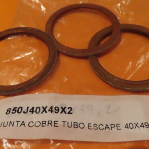 850J40X49X2 ARANDELA JUNTA CULATA y COLECTOR ESCAPE MOTOS COBRE 40X49X2 (Precio Unidad)
