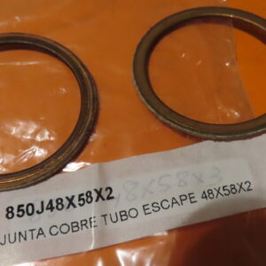 850J48X58X2 ARANDELA JUNTA CULATA y COLECTOR ESCAPE MOTOS COBRE 46X58X2 (Precio Unidad)