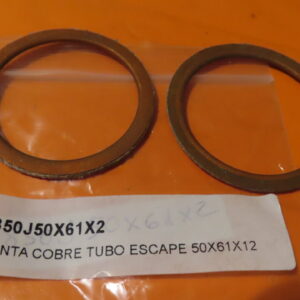 850J50X61X2 ARANDELA JUNTA CULATA y COLECTOR ESCAPE MOTOS COBRE 50X81X2 (Precio Unidad)