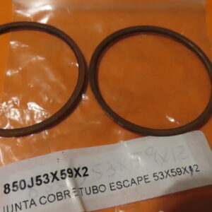 850J53X59X2 ARANDELA JUNTA CULATA y COLECTOR ESCAPE MOTOS COBRE 53X59X2 (Precio Unidad)