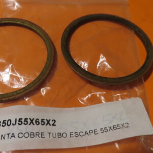 850J55X65X2 ARANDELA JUNTA CULATA y COLECTOR ESCAPE MOTOS COBRE 55X65X2 (Precio Unidad)