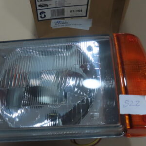 ALK3705013  OPTICA FARO IZQUIERDO EUROPEO FIAT PANDA desde 1980 a 1985 Con PILOTO INTERMITENTE (Saturno)