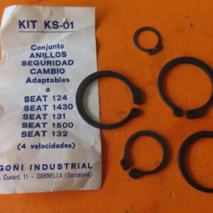 850KS-01 ANILLOS SEGURIDAD EJES CAMBIO Marchas SEAT -124 SEAT-1430 SEAT-131 SEAT-132 SEAT-1500 (4-Velocidades)