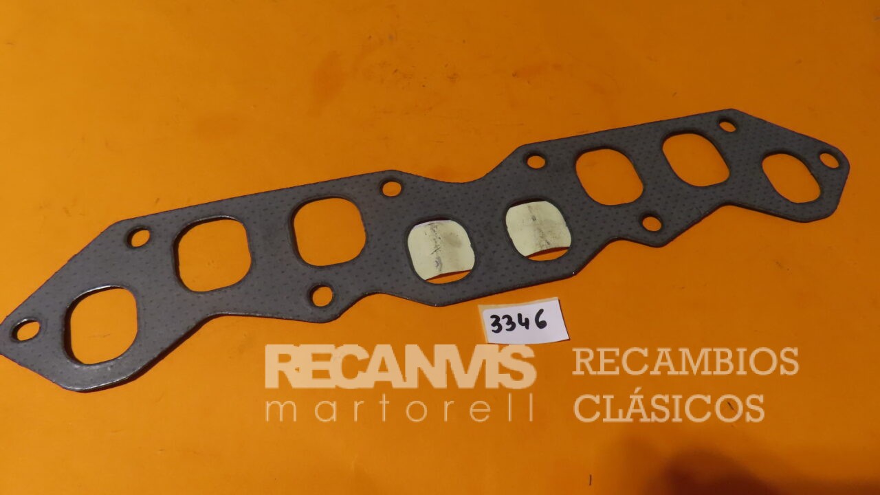 850X03346 JUNTA COLECTOR ADMISION RENAULT-5 EXPRES Motor C1C F400 1Litros desde 1985  7700855962  7701349276