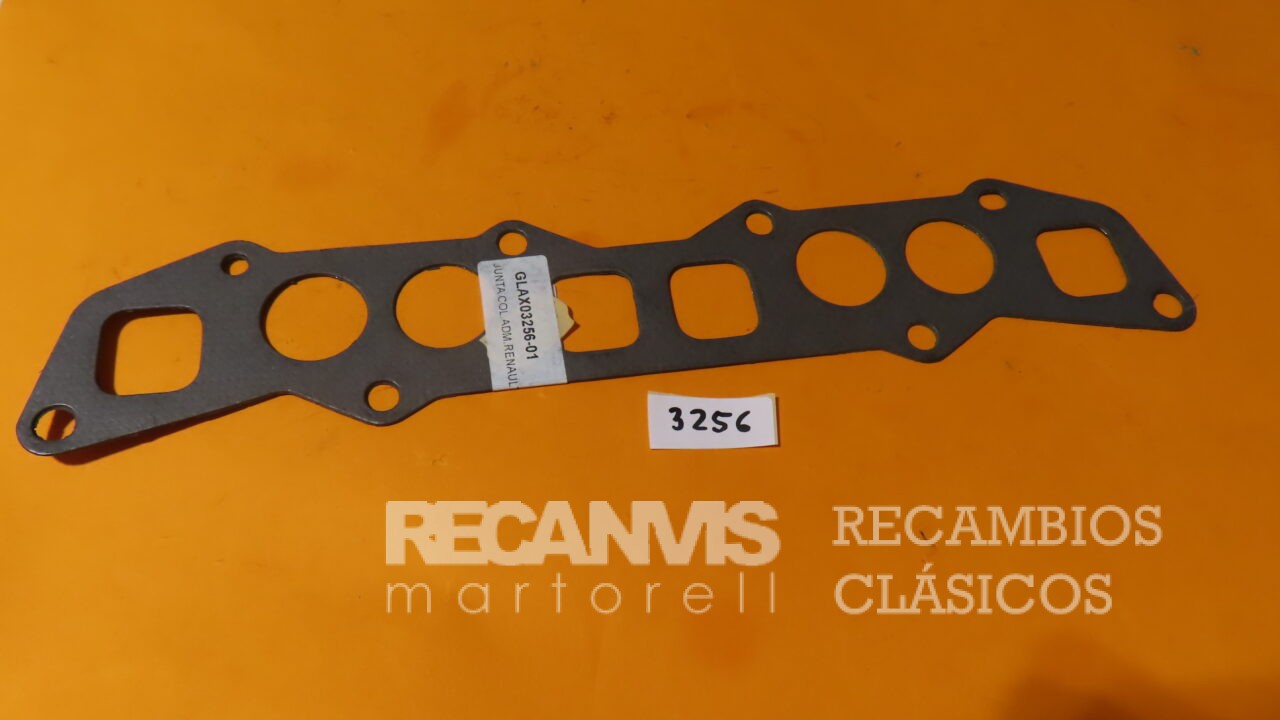 GLAX03256-01JUNTA COLECTOR ADMISION ESCAPE RENAULT-18 FUEGO TRAFIC Motor 841 717-841 A1MP707-A2M 723