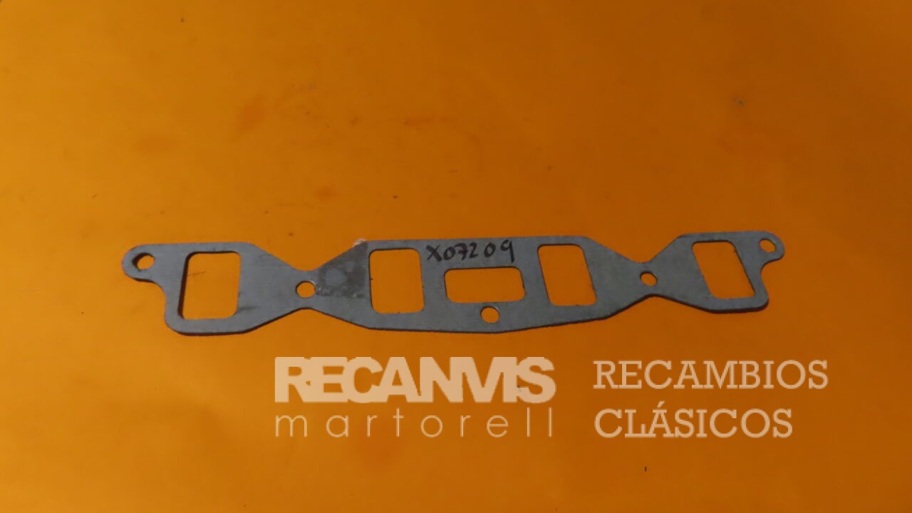 GLAX07209-01 JUNTA COLECTOR ADMISION FORD FIESTA 1,1cc 1,3cc Motor OHV desde 1976