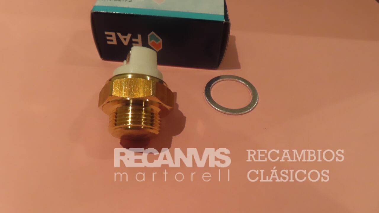 FAE37080 TERMOCONTACTO VENTILADOR Rosca 22X150 82º-72º  CITROEN PEUGEOT RENAULT SEAT TALBOT